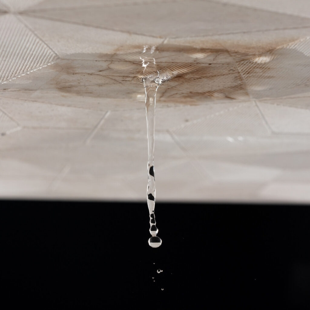 Ceiling Water leak from rain or broken pipe House Water leaking Ceiling Water leak from rain or broken pipe House Water leaking
