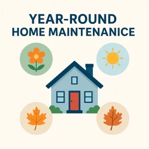 year round home maintenance checklist to avoid restoration emergencies