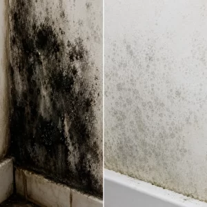black mold vs regular mildew how to tell the difference