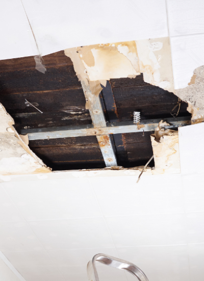 Check for Unusual Stains on Walls and Ceilings